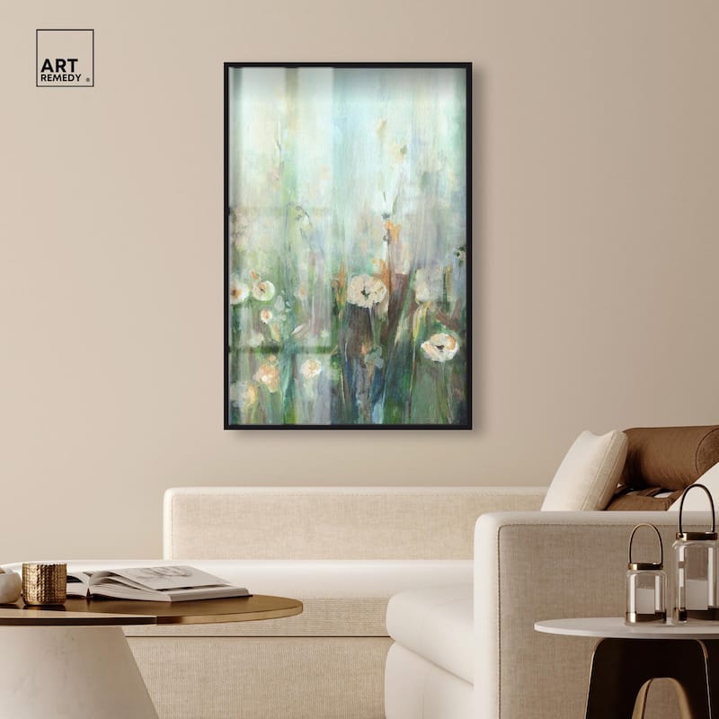 Harmony Green II Shadowbox by Art Remedy
