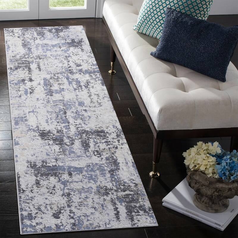 Abstract Area Rug - 8' Square