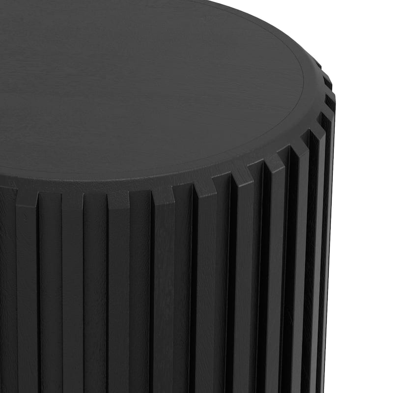 WyndenHall Melvin 16 inch Wide Solid Mango Contemporary End Table & Fully Assembled - 16" D x 16" W x 20" H