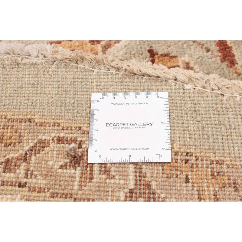 ECARPETGALLERY Hand-knotted Chobi Twisted Grey Wool Rug - 9'1 x 9'3