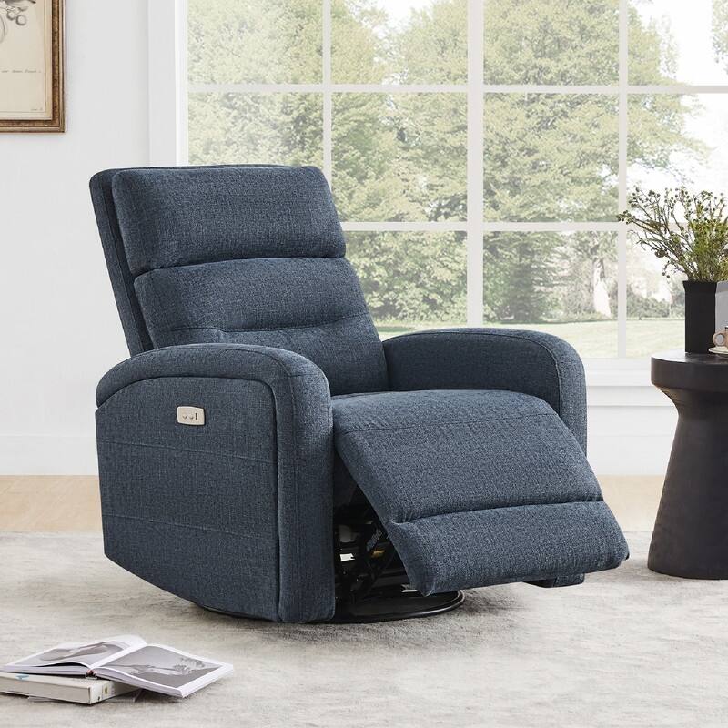 Spruce & Spring Cheryl Power Glider Swivel Rocker Recliner Chair Nursery Recliner