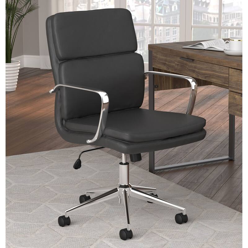 Ximena Upholstered Adjustable Mid Back Office Chair