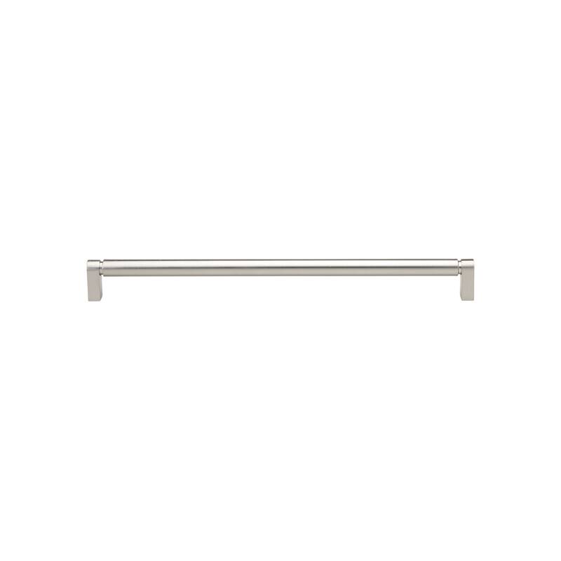GlideRite 12-5/8 Inch 320mm Center to Center Solid Smooth Cabinet Bar Pull - 4787-320 - Pack of 10 - Satin Nickel