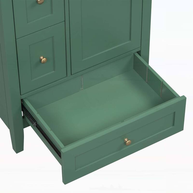 24-Inch Bathroom Vanity with Storage,Adjustable Shelf