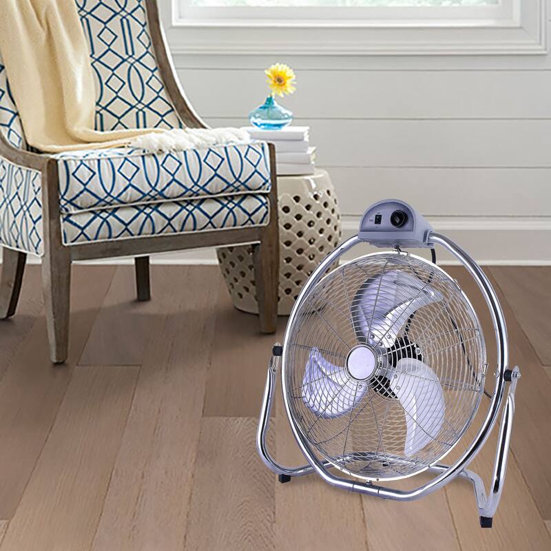 20 Inch Oscillating High Power Fan with Chrome Cover