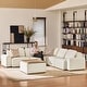 preview thumbnail 13 of 17, Octavio Sectional 5-Seat Modern Modular Sofa With Solid Wood Base and Ottoman by HULALA HOME