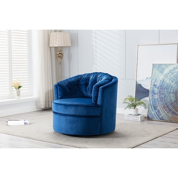 Modern Swivel Accent Chair Barrel Chair. Opens flyout.