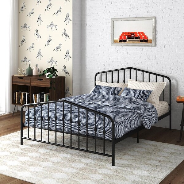 The Novogratz Bushwick Metal Platform Bed Frame - On Sale - Bed