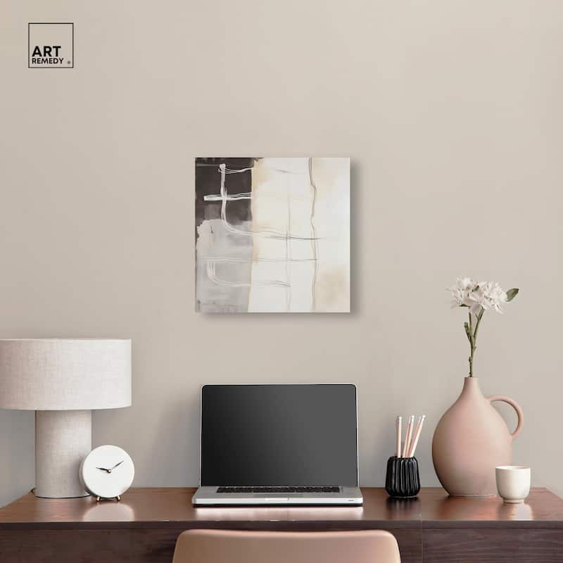 Gestural Glyphs I Canvas by Art Remedy, Gallery Wrapped