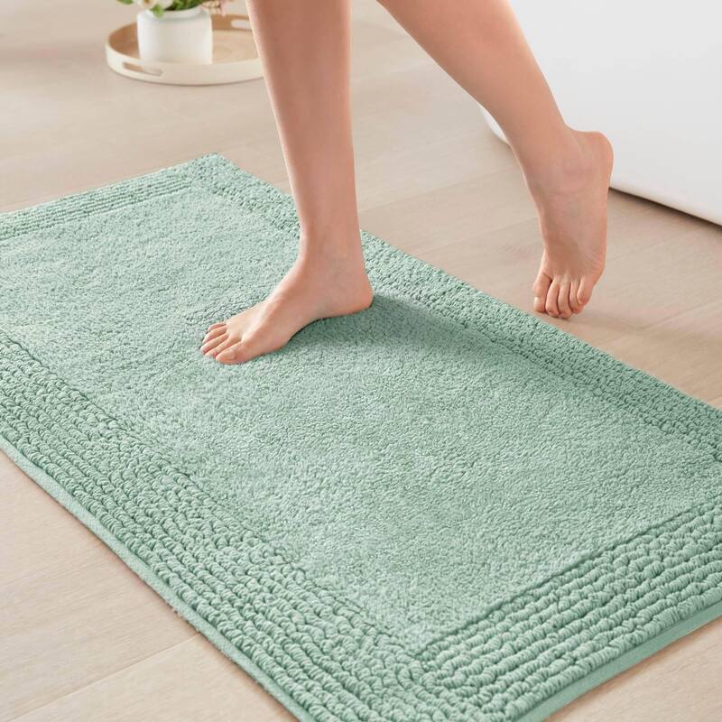 Cotton Tufted 3000 GSM Reversible Bath Rug