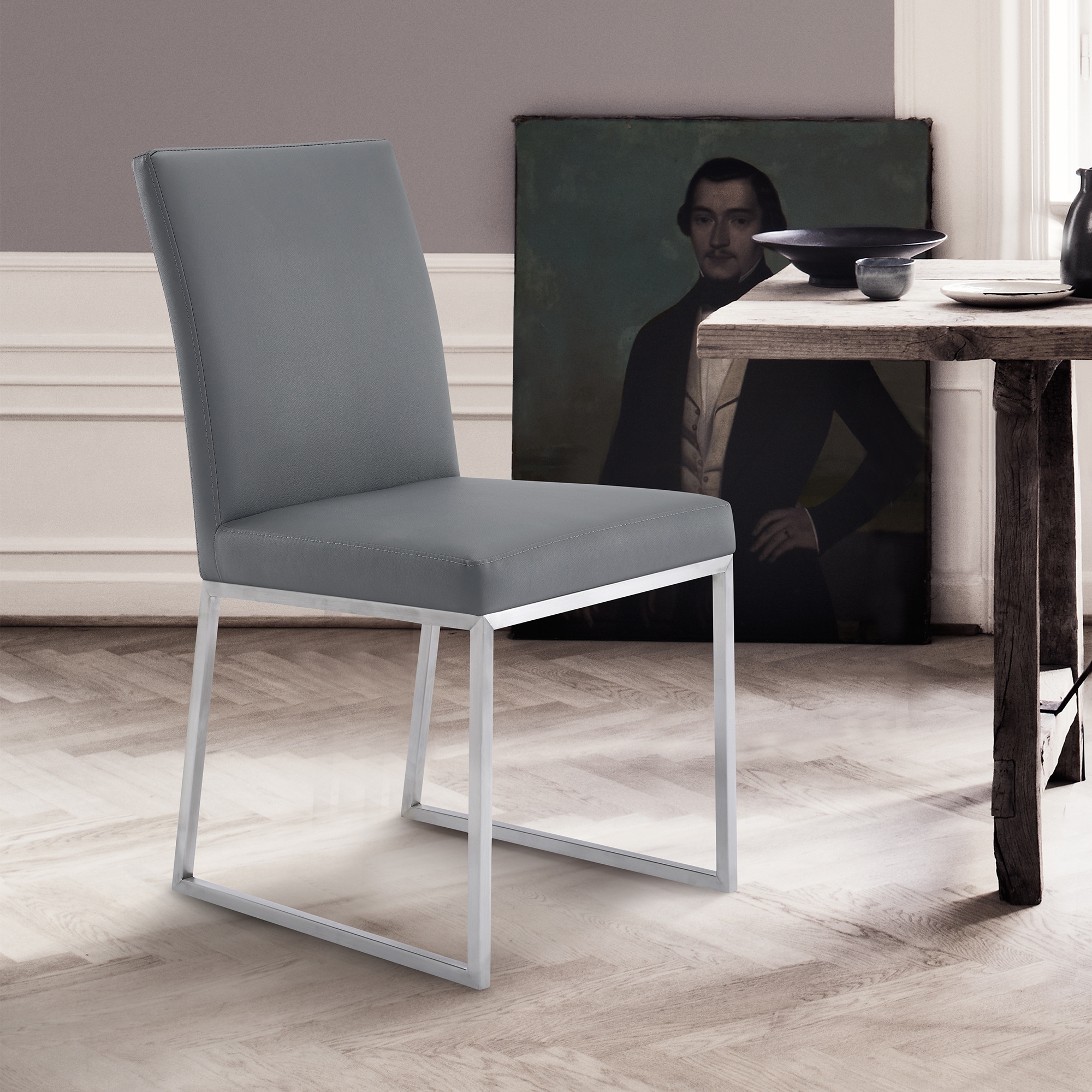 Trevor Modern Upholstered Dining Chairs (Set of 2)