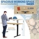 preview thumbnail 46 of 51, Futzca Height Adjustable Electric Standing Desk Sit Stand Computer Stand up Desk with Splice Board