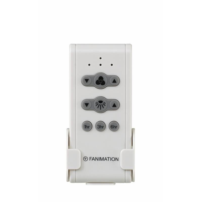 Fanimation Kwad 52 inch Indoor Ceiling Fan with LED Light Kit and Remote - Black