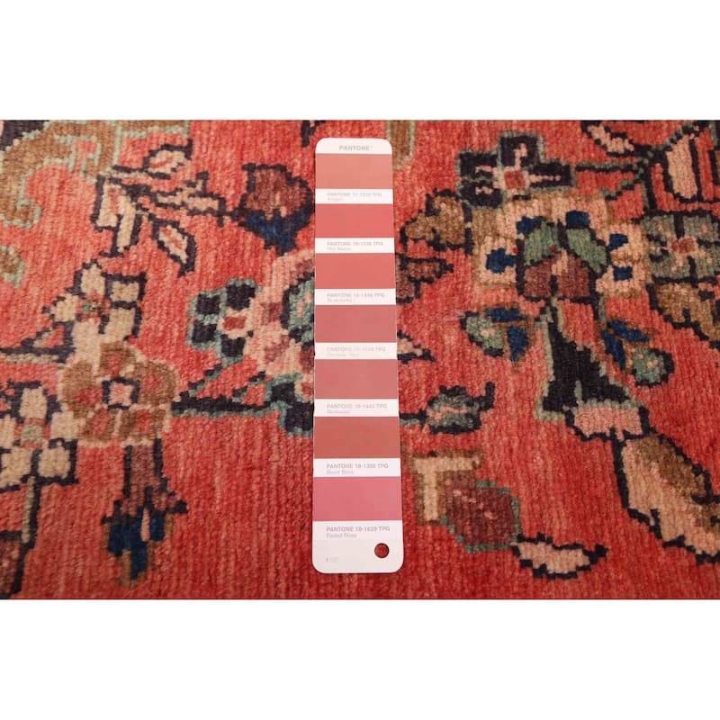 ECARPETGALLERY Hand-knotted Andelz Red Wool Rug - 3'5 x 8'10