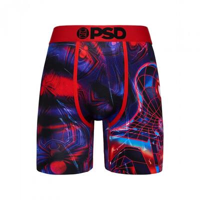 Miles Morales Neon TieDye Psd Boxer Briefs