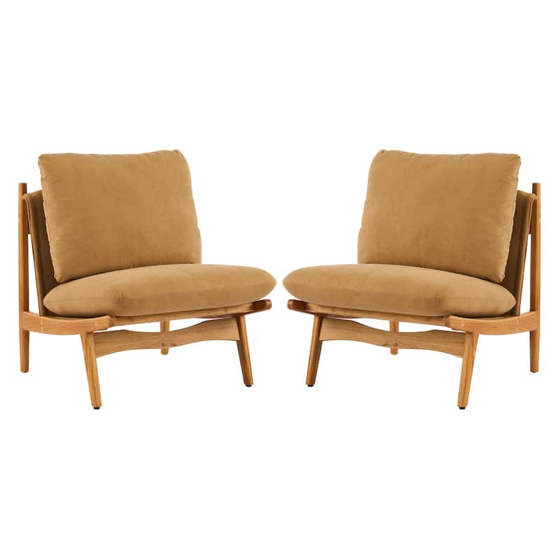Scott Living Vista Accent Chair Wooden Frame, Set of 2