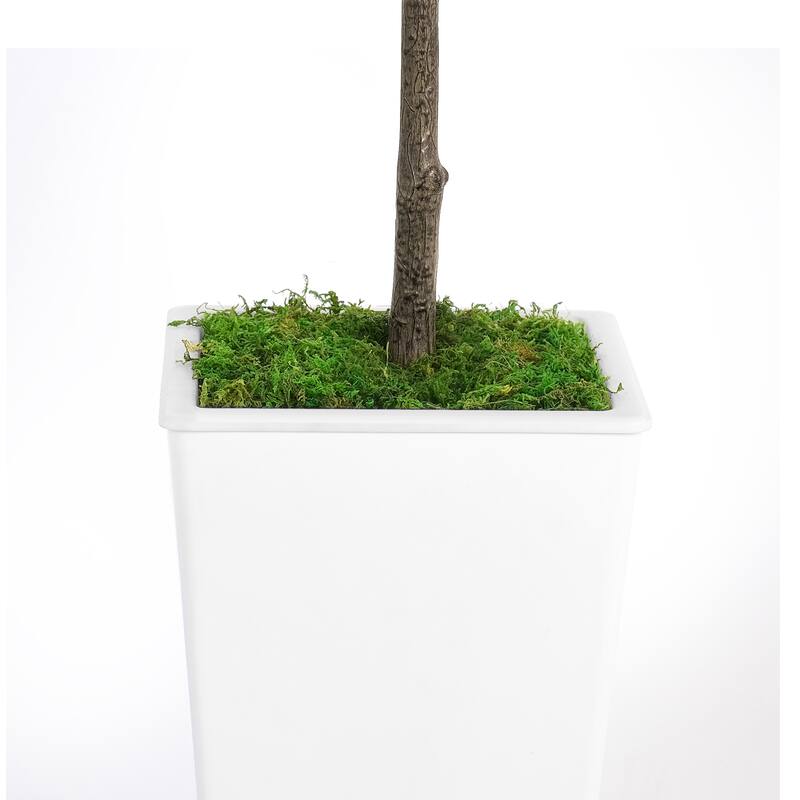 Artificial Olive Tree 7FT with Pot and Moss, Artificial Plants