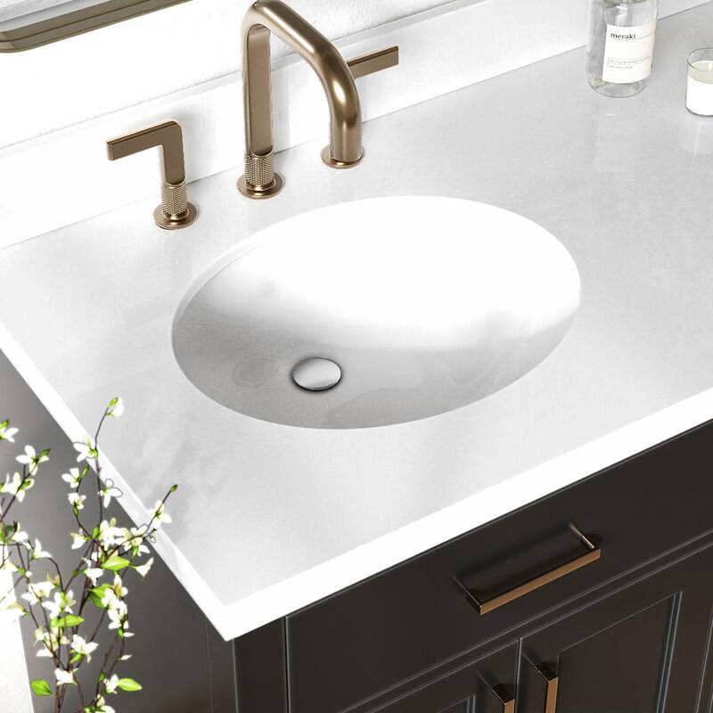 Ariel T067DWQOVO Hepburn 67" Free Standing Double Oval Basin Vanity