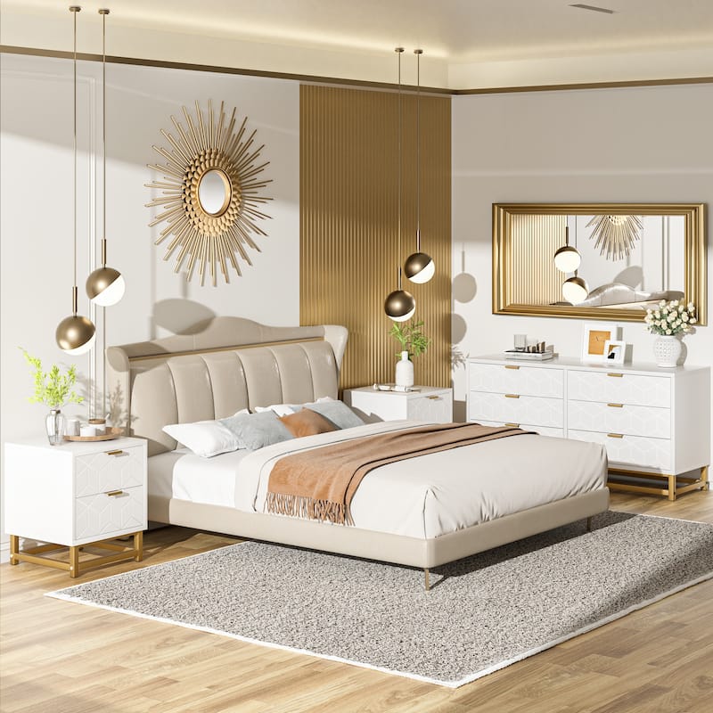 6 Drawer Dresser For Bedroom With Modern Style