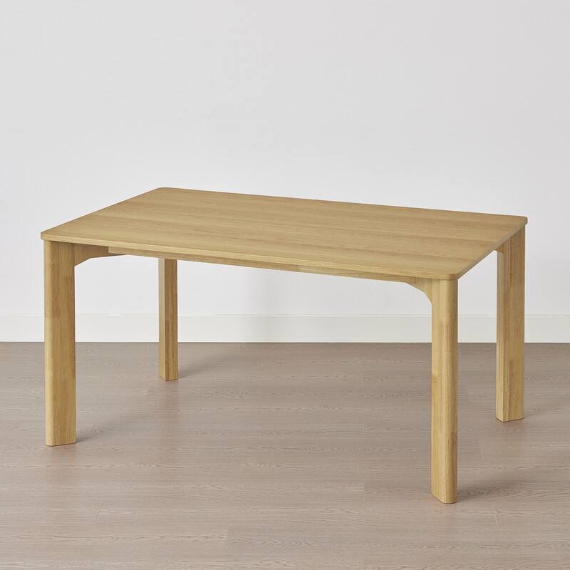 Spruce & Spring 5-Piece Modern Rectangle Dining Table Set with Upholstered Dining Chairs