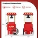preview thumbnail 3 of 8, Costway Retro Hot Air Popcorn Maker 1200W, Oil-Free & Fat-Free, Makes - See Details