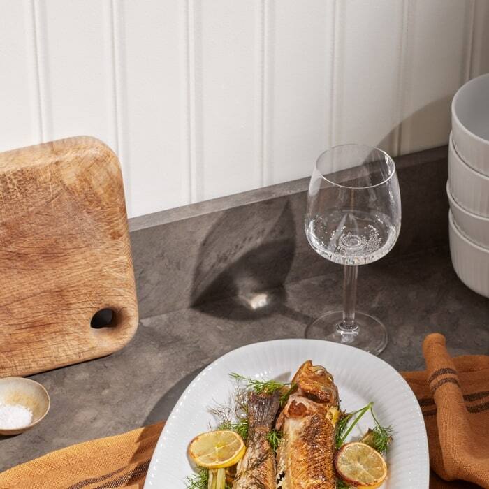 Kähler Hammershøi White Wine Glass, V: 11.8 oz, 2 pcs. - 11.8 oz