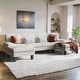 preview thumbnail 7 of 13, Furniwell Corduroy Modern U-section Modular Sofa Beige