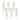 Light Society Set of 6 - Vita G9 30 Watt Equivalent 3 Watt LED Bulb - Clear