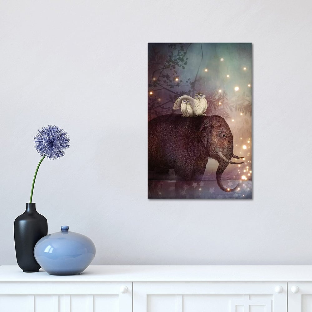 iCanvas "Riding Through The Night" by Catrin Welz-Stein Canvas Print