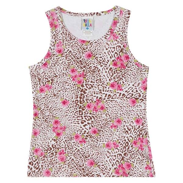 Shop Girls Tank Top Cheetah Print Tee Kids Clothing Pulla Bulla