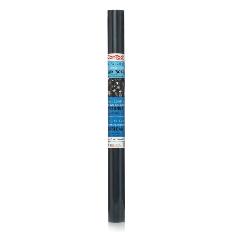 Con-Tact Brand Adhesive Chalkboard Roll, 18" x 6', 3 Rolls