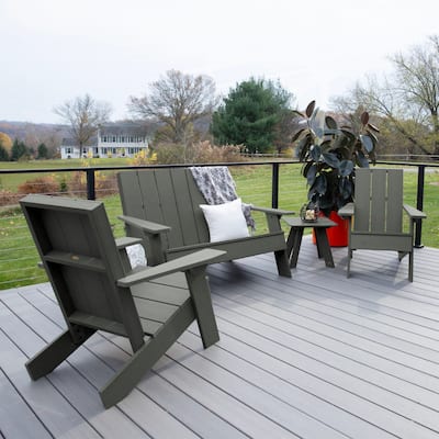 Italica Modern 4-piece Adirondack Patio Set