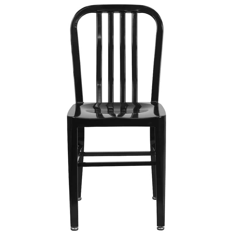 Metal Indoor-Outdoor Chair - 15.5"W x 20"D x 33.25"H