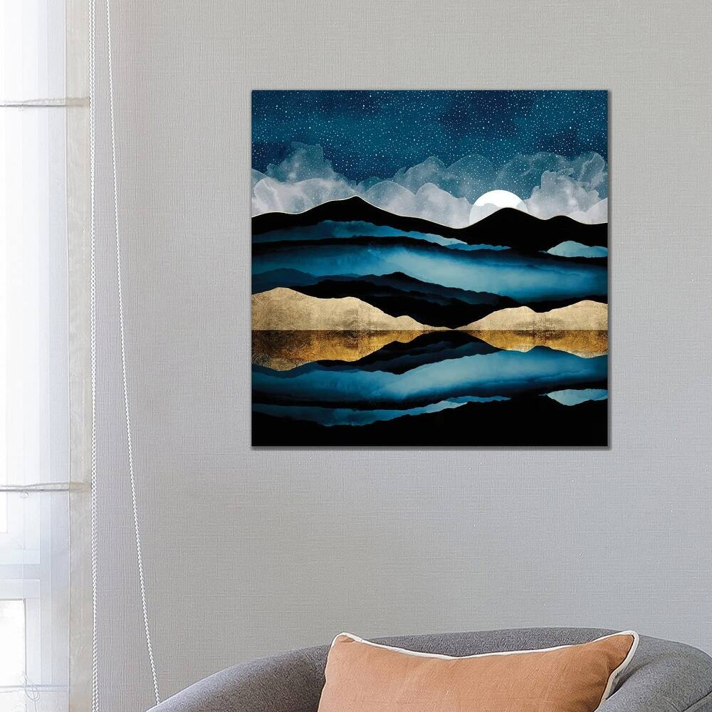 iCanvas "Midnight Mountain" by SpaceFrog Designs Canvas Print