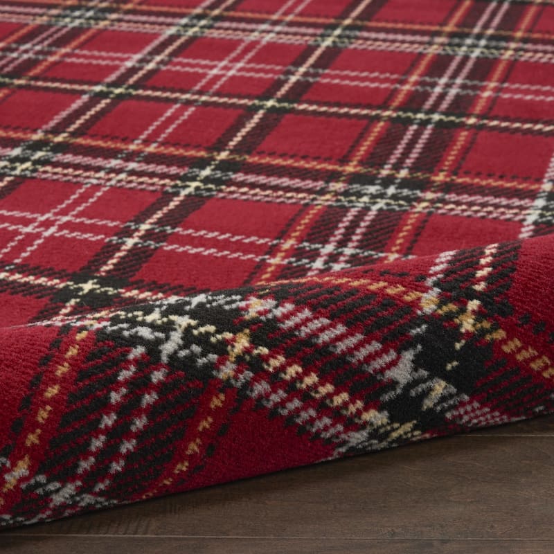 Likaz Power Loomed Geometric Traditional Durable Area Rug By HomeRoots - 63' X '63' X '0.5