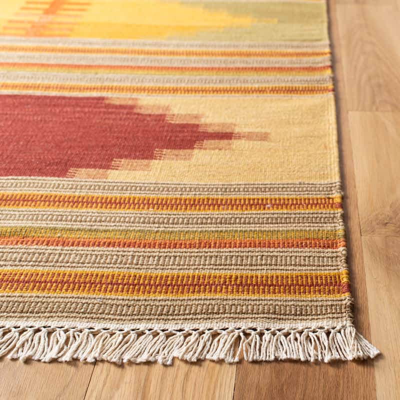 SAFAVIEH Handmade Kilim Johana Vinciane Casual Tribal Wool Rug