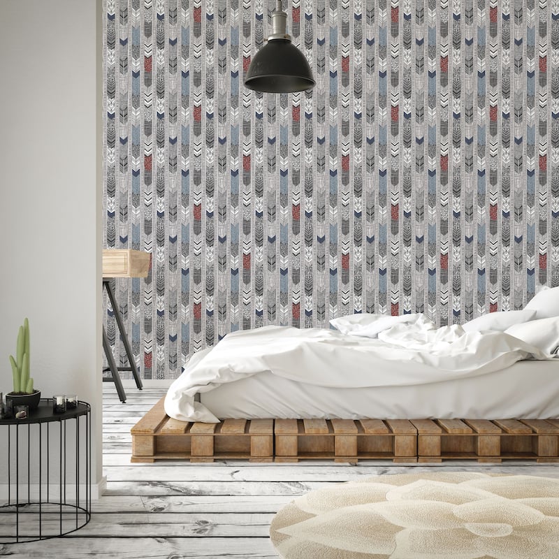 Galerie Wallcoverings Global Fusion Arrows Non-woven Matte Wallpaper Roll
