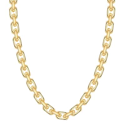 Yellow Gold Women's 24" Chain Necklace 42 Grams 8.5mm Thick