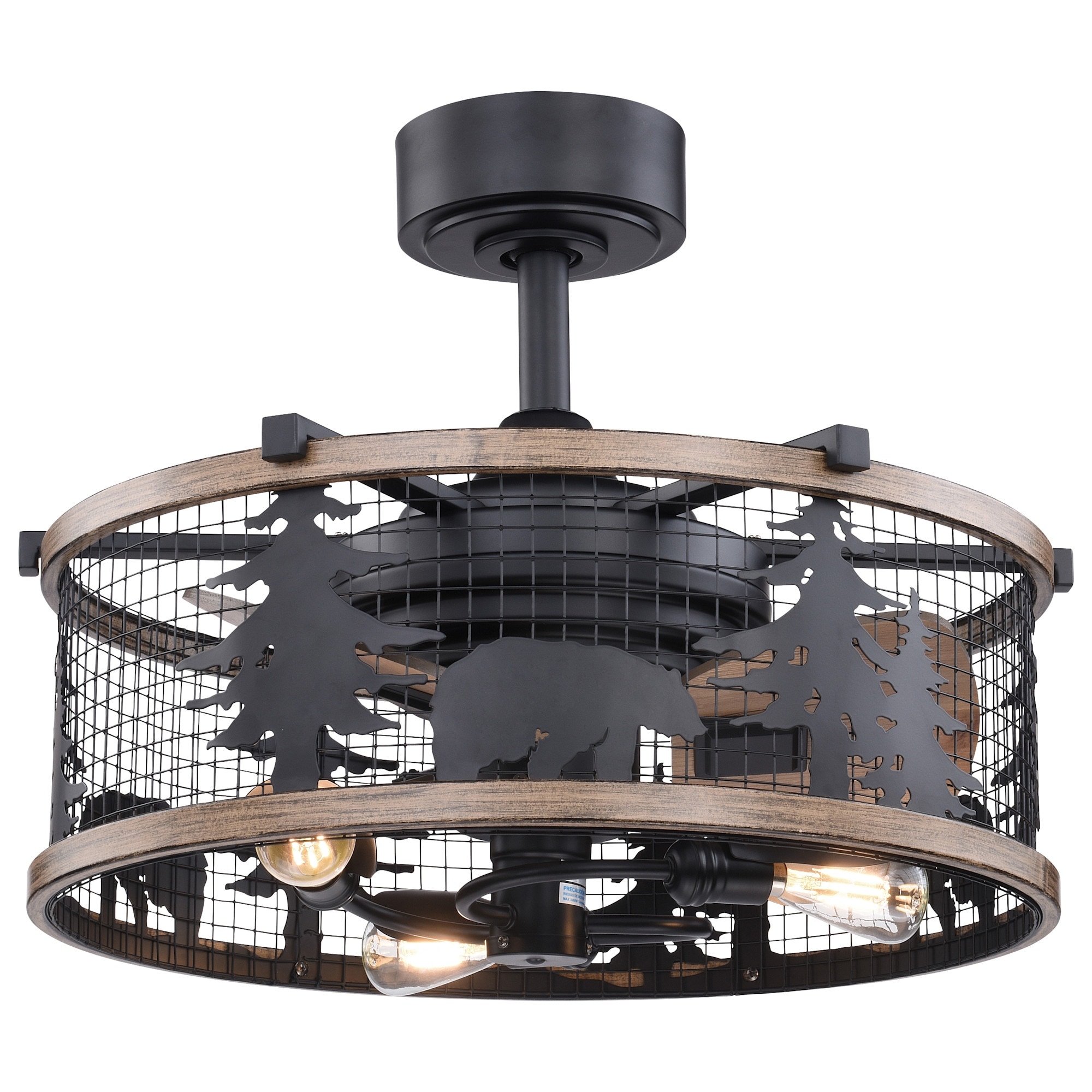 Vaxcel Lighting Kodiak 21" 3 Blade LED Indoor Ceiling Fan with Remote
