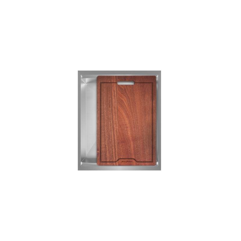 Rivage 15 x 19 Single Basin Undermount Kitchen Workstation Sink - 15 x 19