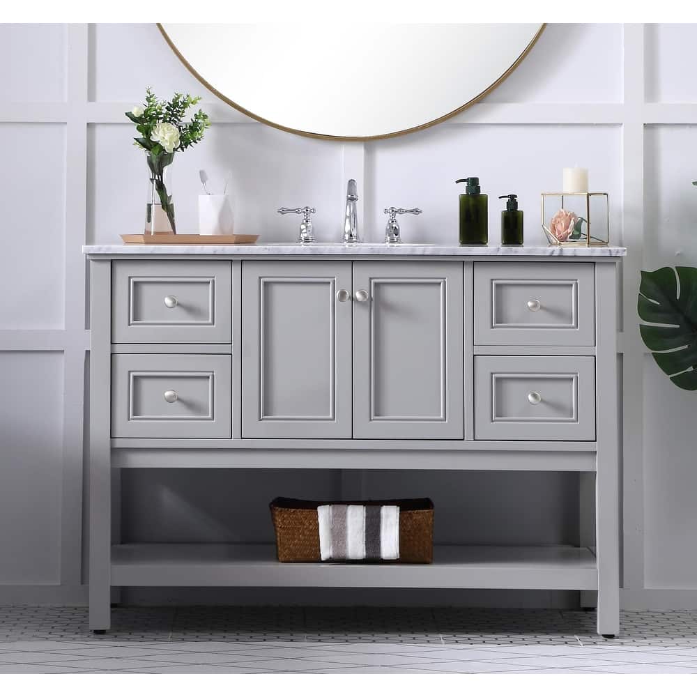 Grand 48 - 72 Inch Single Bathroom Vanity
