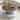 Double-layer Round Dark Walnut-colored Black-veined MDF Panel, White Wrinkled Baked Iron Frame, Industrial Style Coffee Table