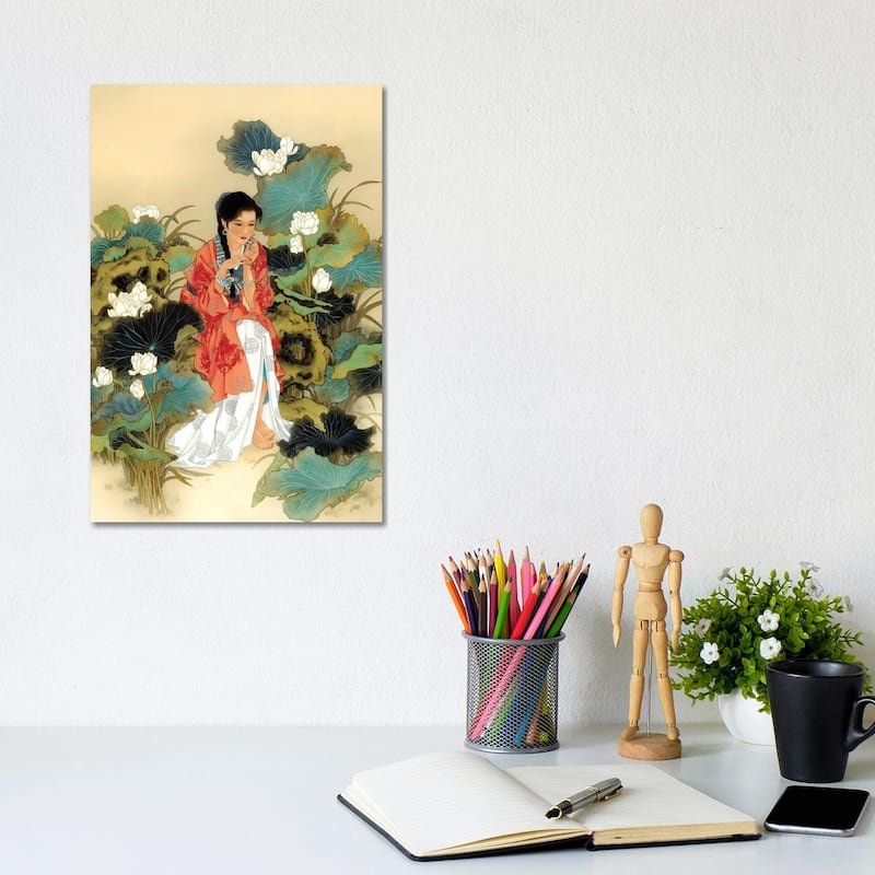 iCanvas "Follow My Heart" by Caroline R. Young Canvas Print - 12x8x0.75