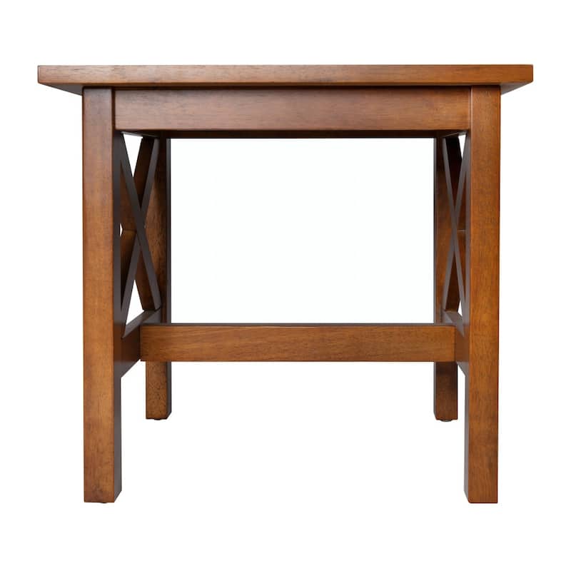 Solid Wood Traditional Farmhouse End Table