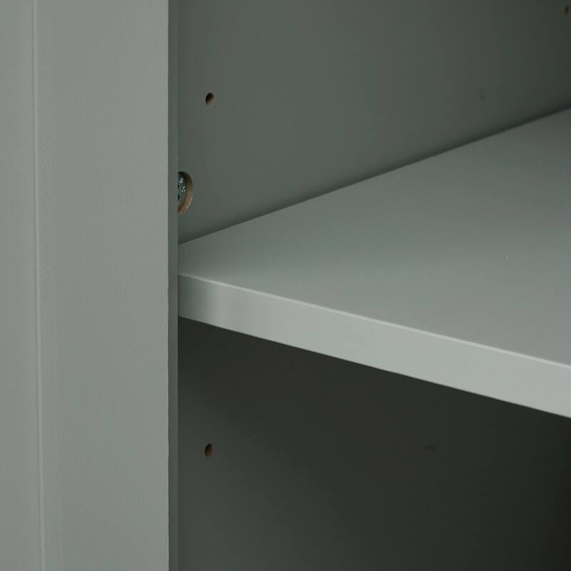 Tall Storage Cabinet with Two Drawers