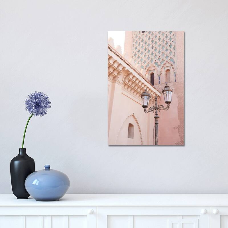 iCanvas "Pink Architecture In Marrakech" by Henrike Schenk Canvas Print - 18x12x1.5