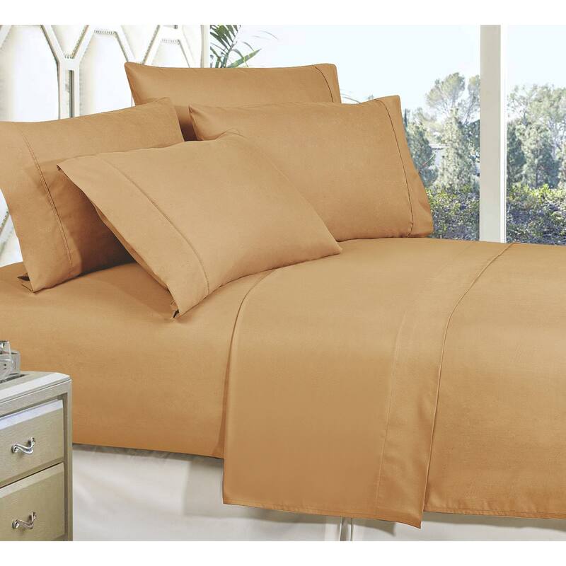 Copper Grove Boughton Wrinkle-resistant Deep-pocket Bed Sheet Set - Twin - Twin Xl - Gold
