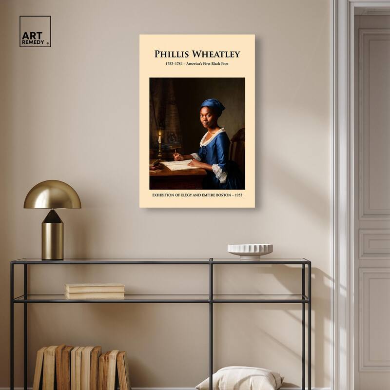 America's First Black Poet Canvas by Art Remedy, Gallery Wrapped