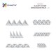 preview thumbnail 2 of 5, Connetix Magnetic Tiles Clear Shape Expansion Pack, 24 Pieces