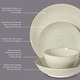 preview thumbnail 28 of 59, Gibson Home Stonebury 16 Piece Plates and Bowls - Handpainted Stoneware Dinnerware Set - Service for 4